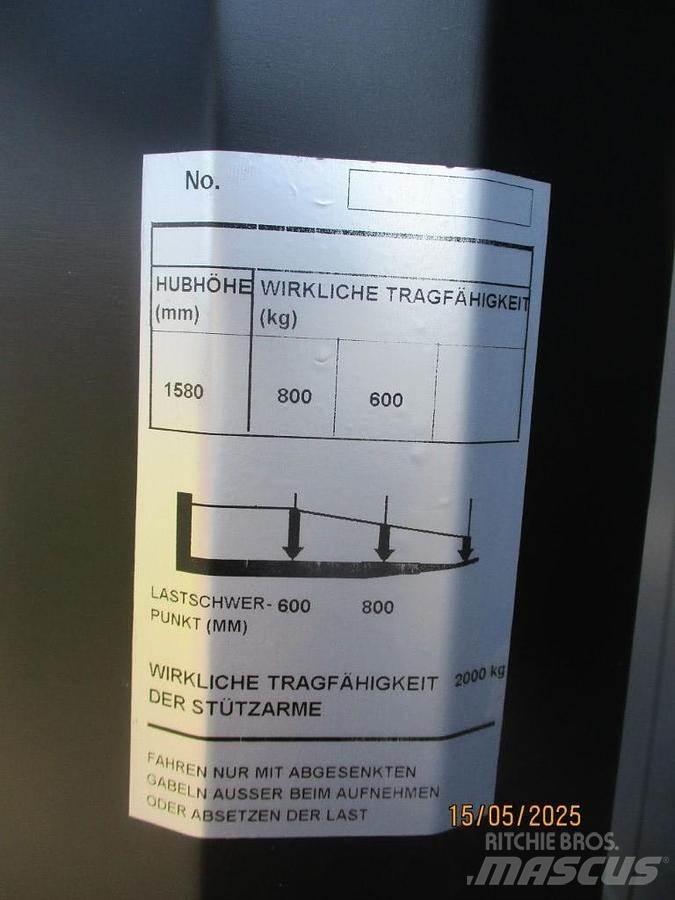 BT SWE 080L Ručně vedené vysokozdvižné vozíky
