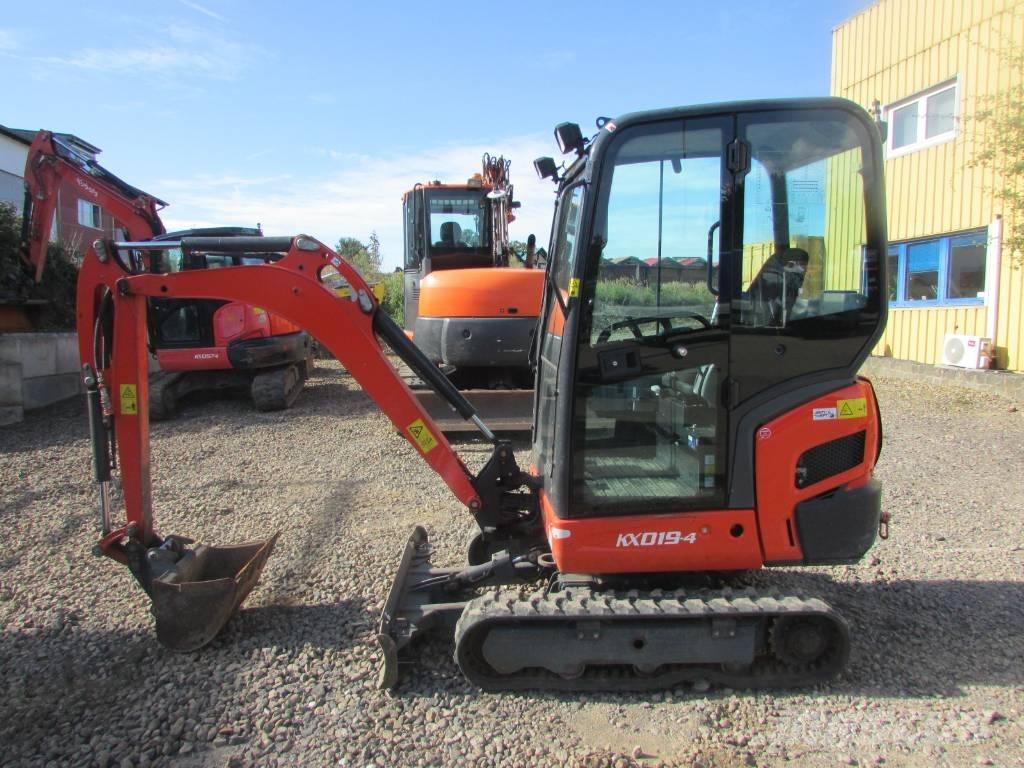 Kubota KX 019-4 Mini rýpadla < 7t