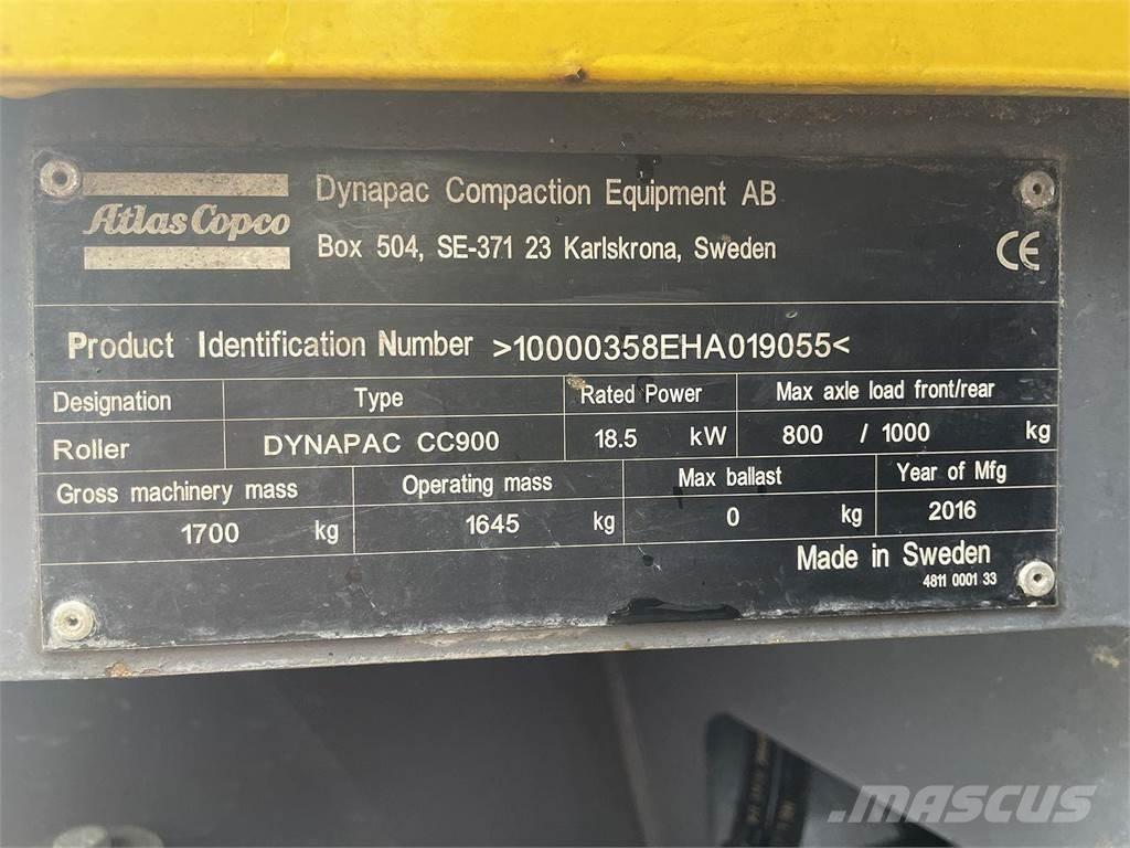 Atlas Copco CC900 Válce