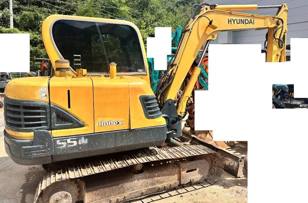 Hyundai Robex 55 Mini rýpadla < 7t