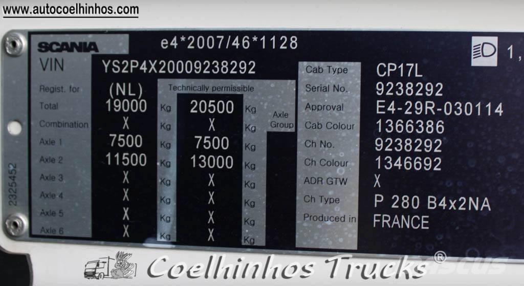 Scania P 280 Skříňová nástavba