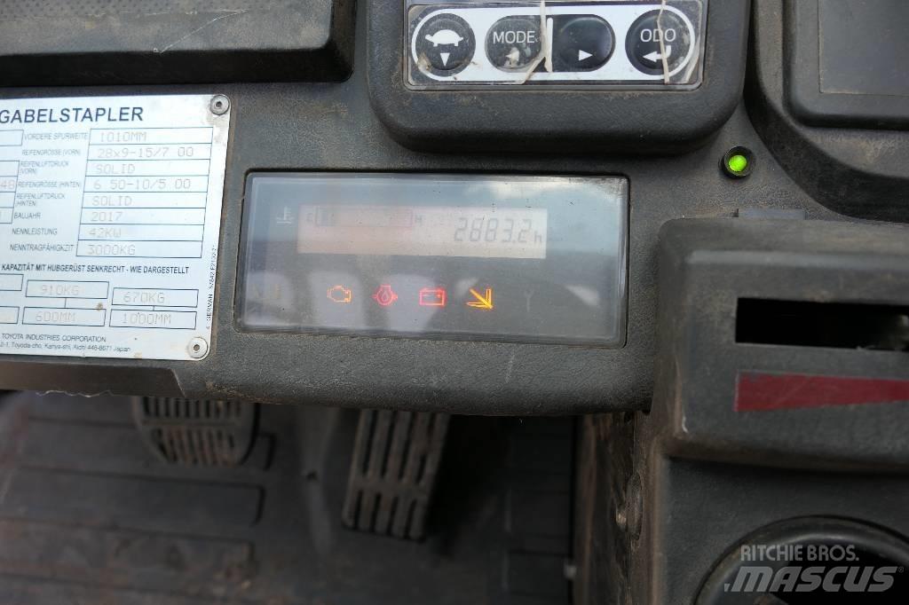 Toyota 02-8 FGF 30 LPG vozíky