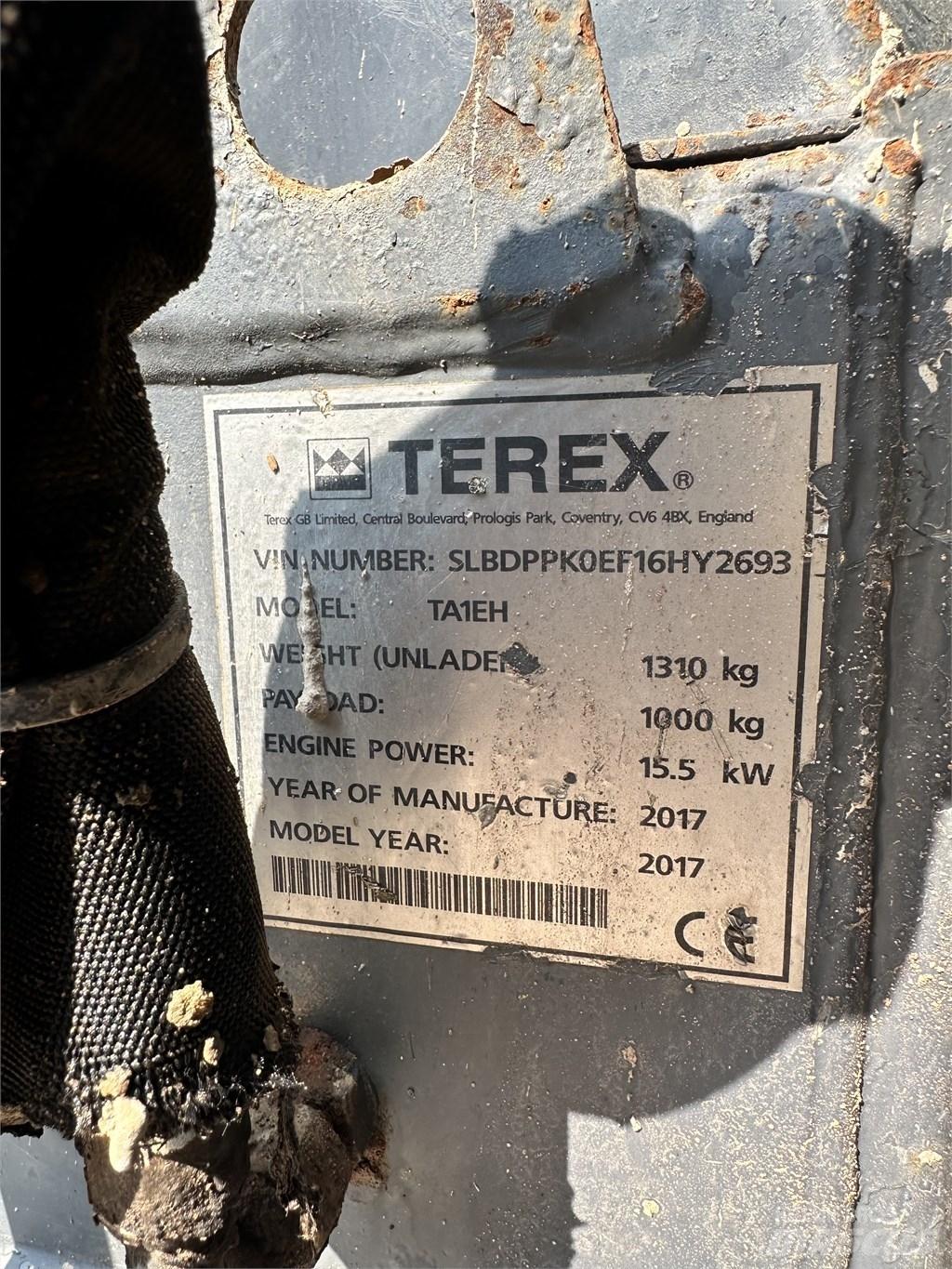 Terex TA 1 EH Vyklápěcí dempry