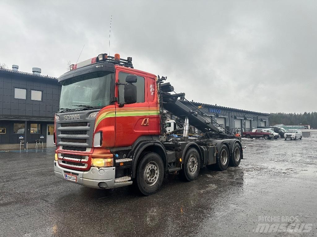 Scania R500 8X4 Lanový nosič kontejnerů