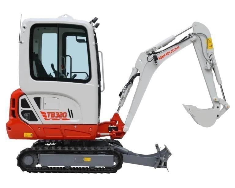 Takeuchi TB320 Mini rýpadla < 7t