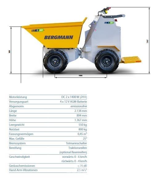 Bergmann C 301L Vyklápěcí dempry