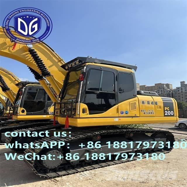 Komatsu PC 200-7 Pásová rýpadla