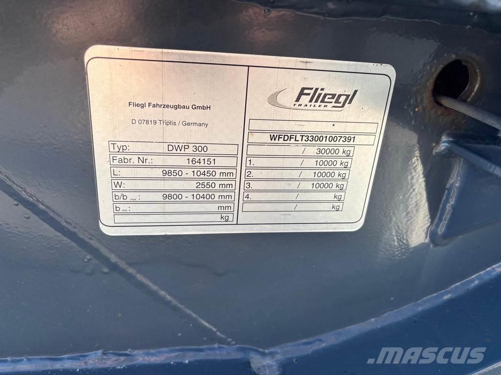 Fliegl 3-AXLE BDF Kontejnerové přívěsy