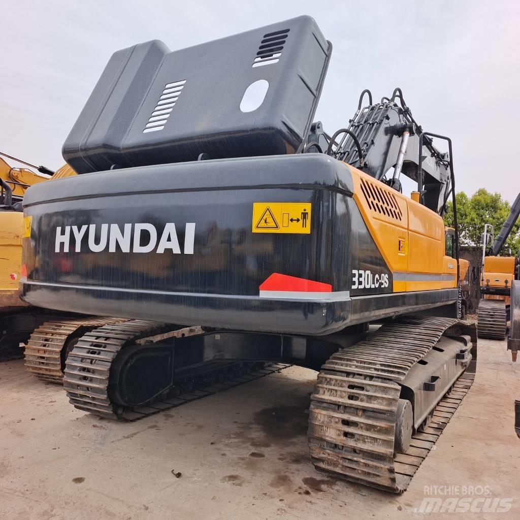 Hyundai 330LC-9T Pásová rýpadla