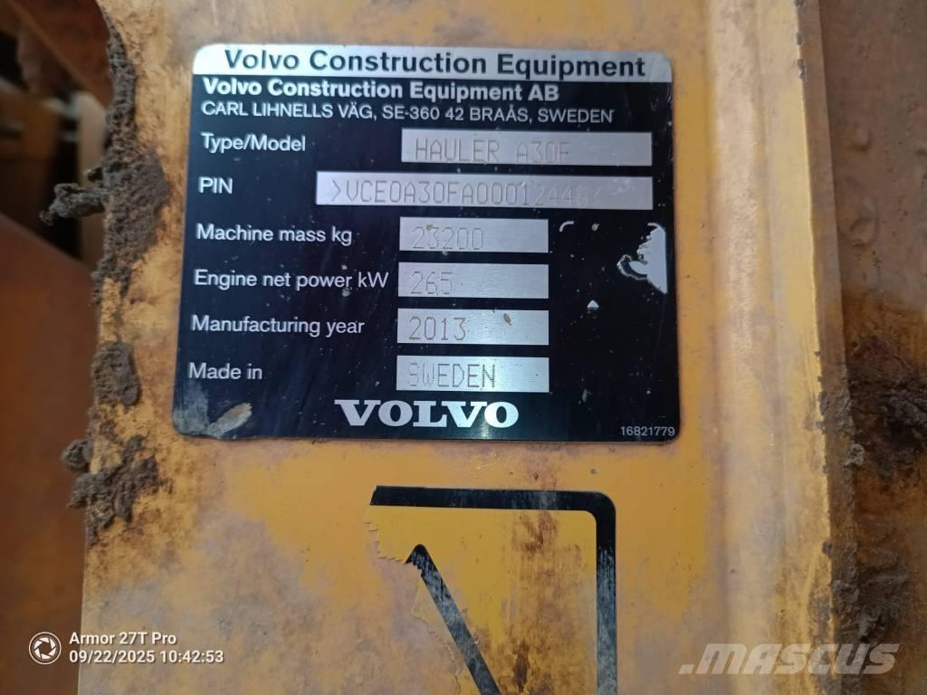 Volvo A 30 F Kloubové dempry