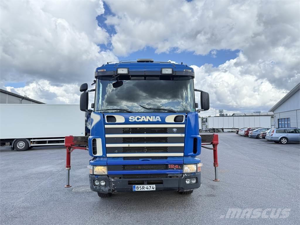 Scania R124 6X2 Autojeřáby, hydraulické ruky