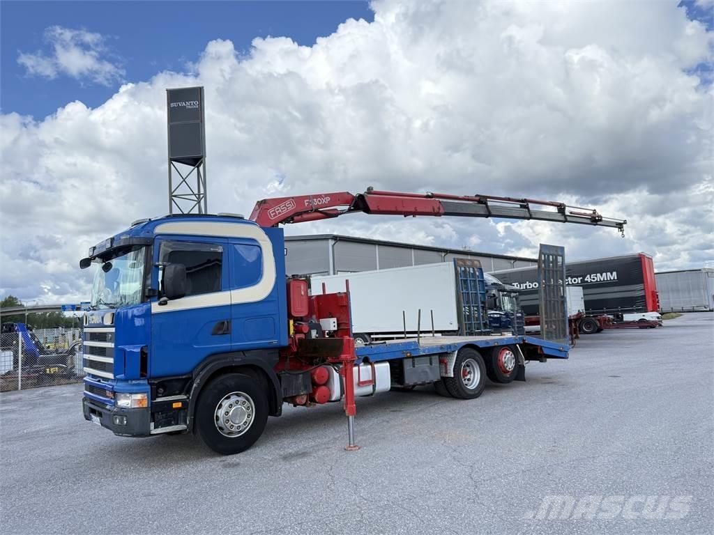 Scania R124 6X2 Autojeřáby, hydraulické ruky