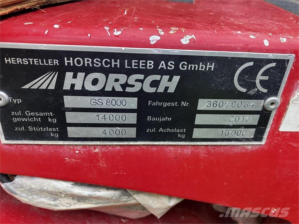 Horsch GS 8000 Tažené postřikovače