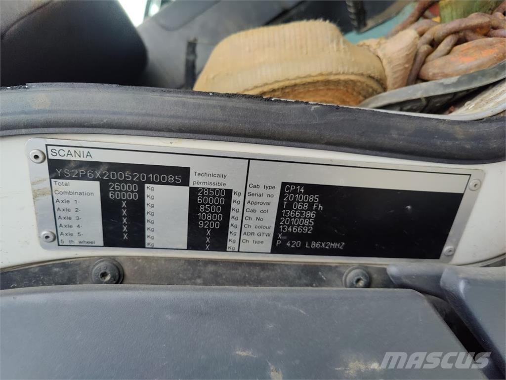 Scania P420 6x2 Sklápěče
