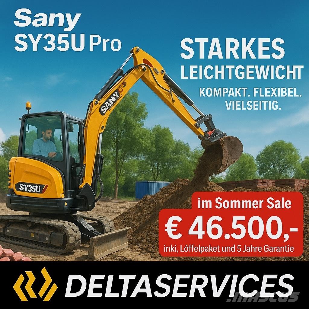 Sany SY 35 U Mini rýpadla < 7t