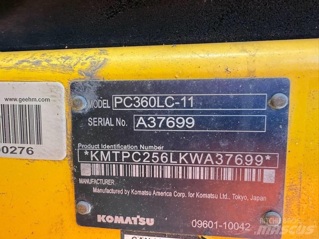 Komatsu PC360LC-11 Pásová rýpadla