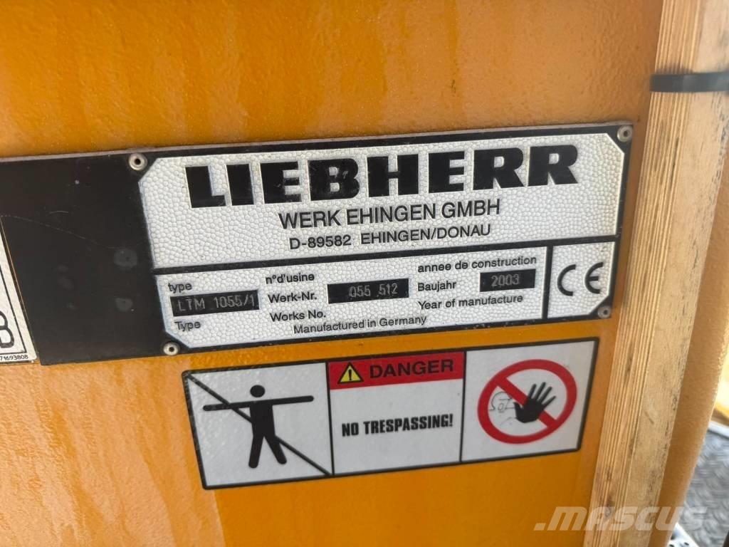 Liebherr LTM 1055-1 Univerzální terénní jeřáby