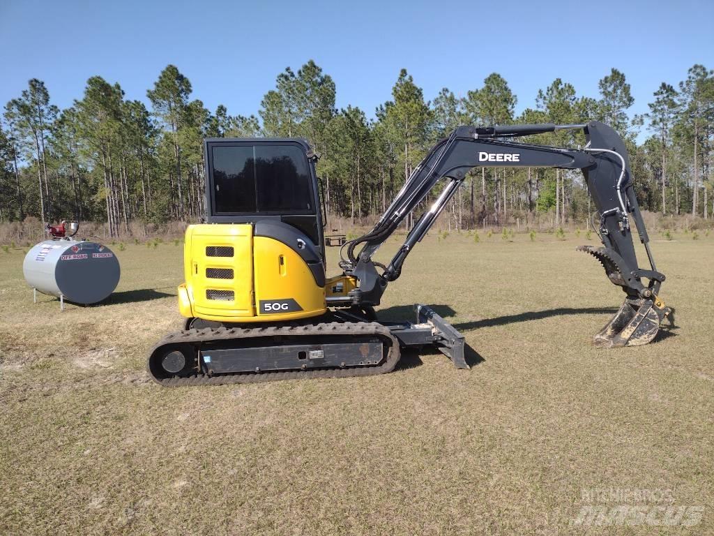 DEERE 50G Mini rýpadla < 7t