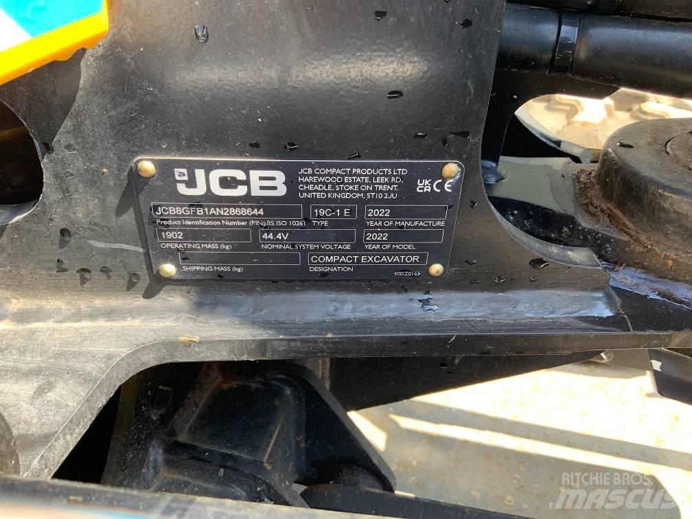 JCB 19c-1 E Mini rýpadla < 7t