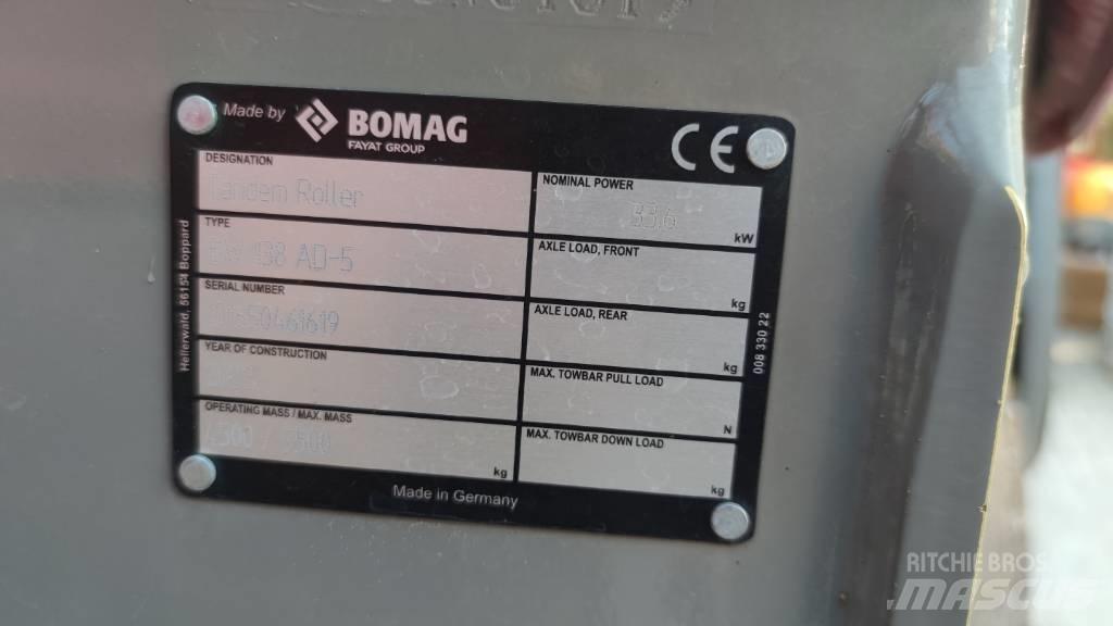 Bomag BW 138 AD Další válce