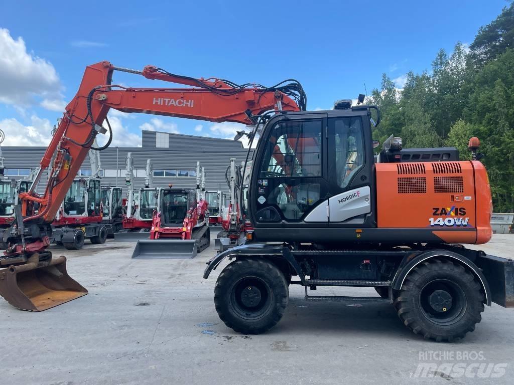 Hitachi ZX 140 W-6 Kolová rýpadla
