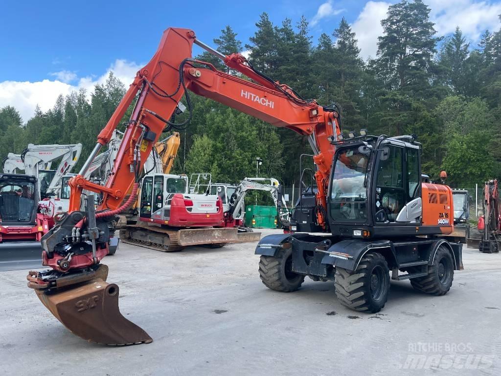 Hitachi ZX 140 W-6 Kolová rýpadla