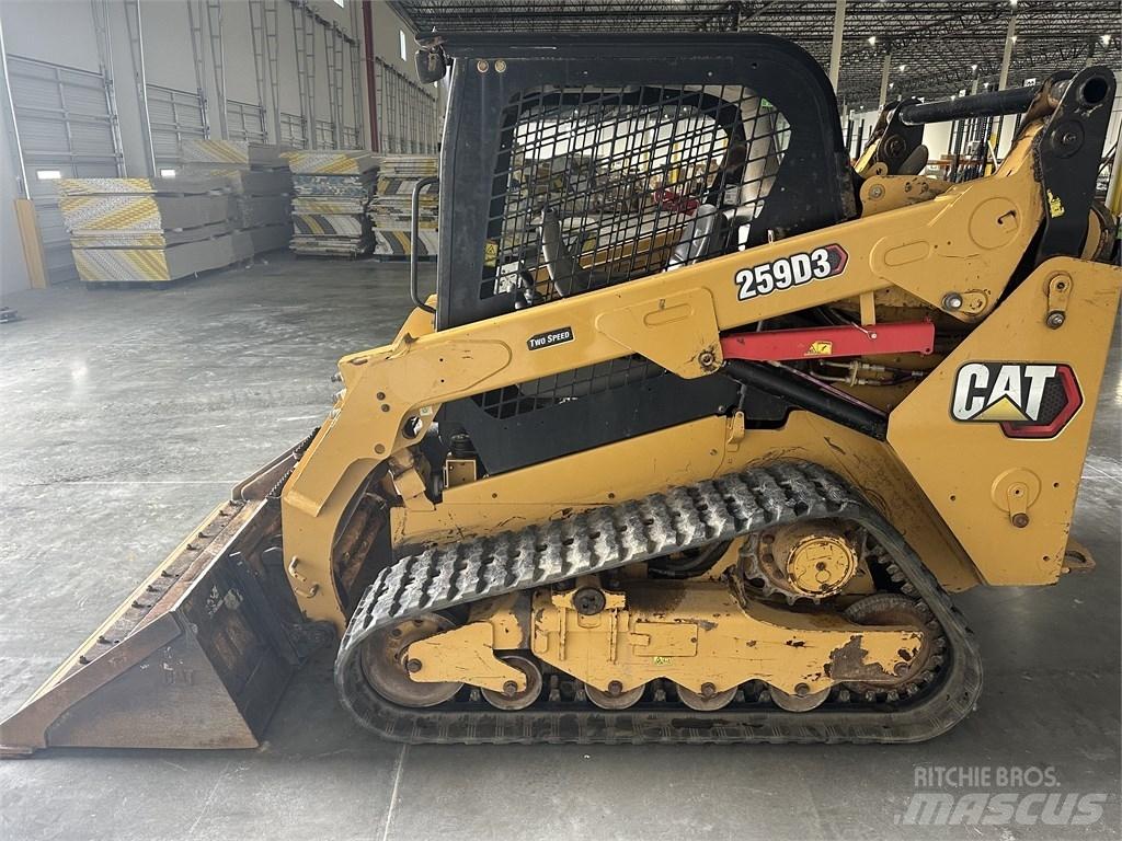 CAT 259D3 Smykem řízené nakladače