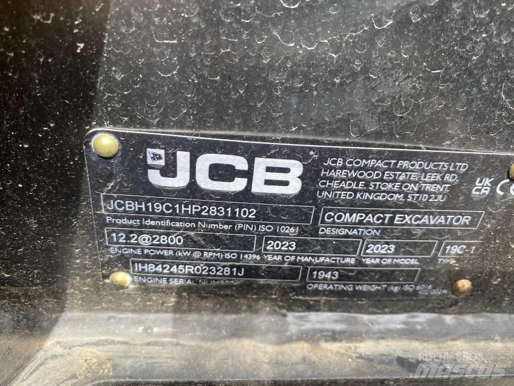 JCB 19 C-1 Mini rýpadla < 7t