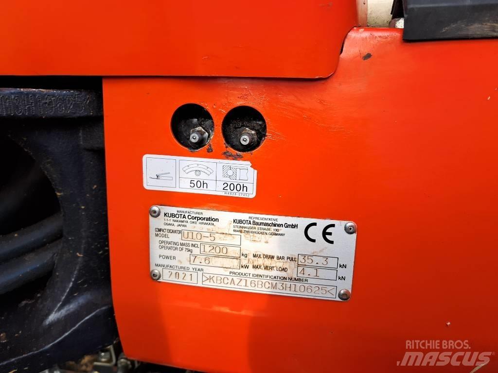 Kubota U10-5 Mini rýpadla < 7t
