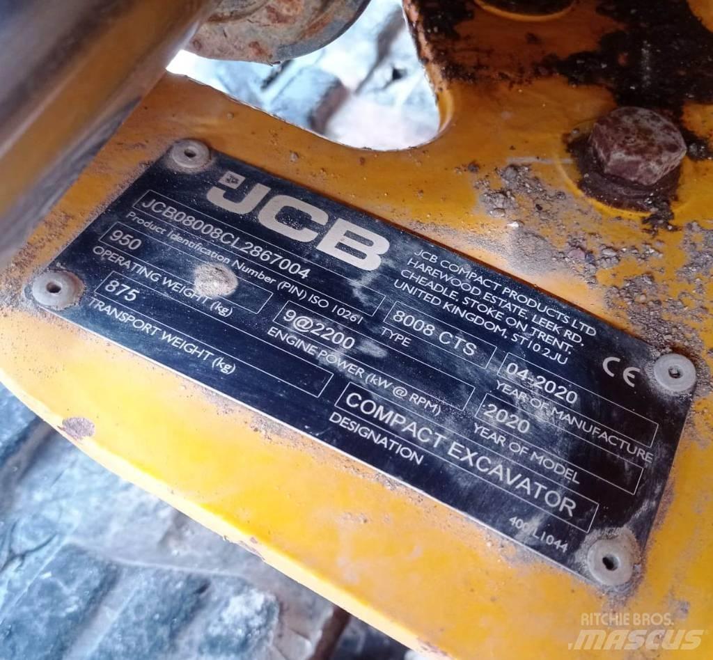 JCB 8008 CTS Mini rýpadla < 7t