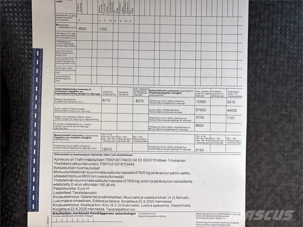 Renault T460 6x2 Skříňová nástavba