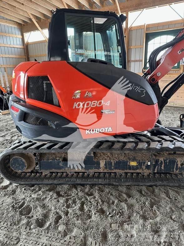 Kubota KX080-4 Pásová rýpadla