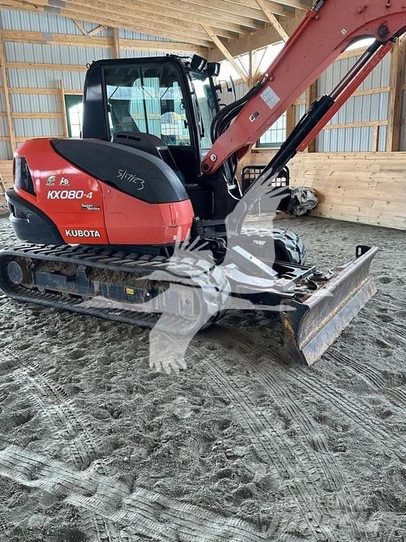 Kubota KX080-4 Pásová rýpadla