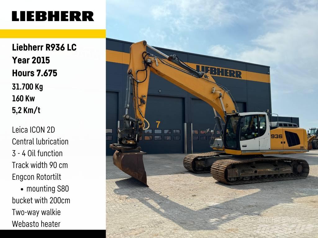 Liebherr R936 LC Pásová rýpadla