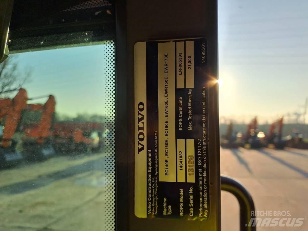 Volvo EW160E Kolová rýpadla