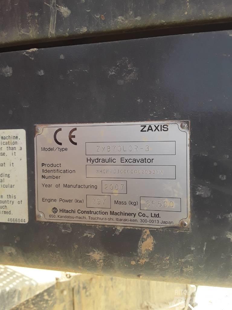 Hitachi ZX870LCR-3 Pásová rýpadla