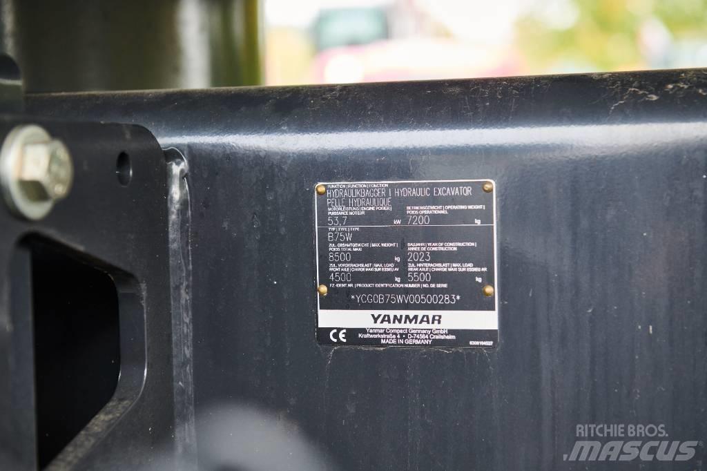 Yanmar B 75 W Kolová rýpadla