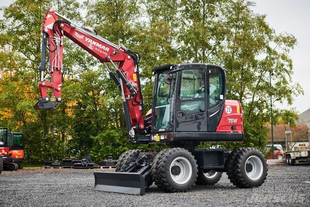 Yanmar B 75 W Kolová rýpadla