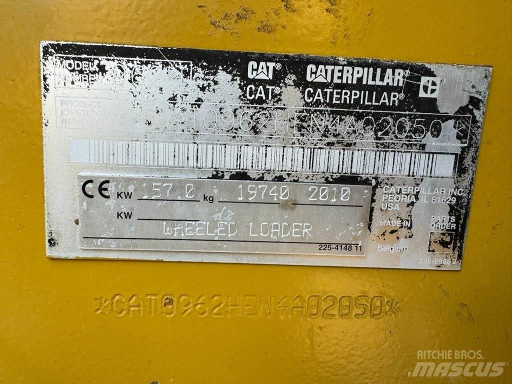 CAT 962H Kolové nakladače