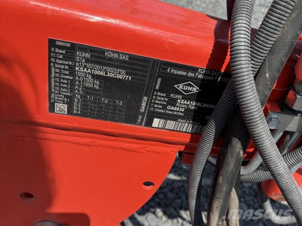 Kuhn GA 8030 Řádkovače