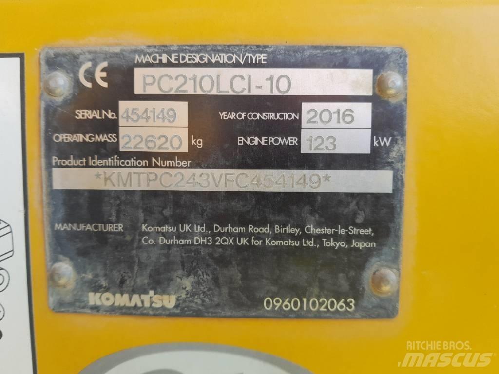 Komatsu PC210LCi-10 Pásová rýpadla