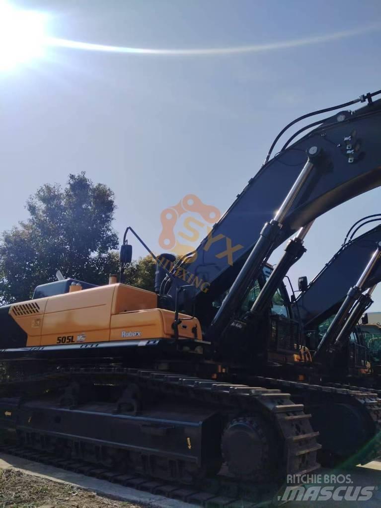 Hyundai R 505 L VS Pásová rýpadla