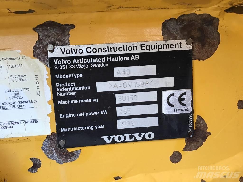 Volvo A 40C Kloubové dempry