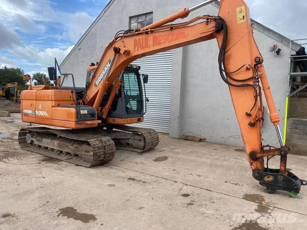 Doosan DX 140 LC-3 Pásová rýpadla