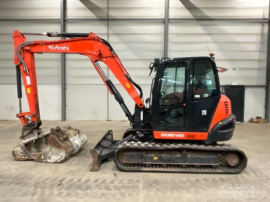 Kubota KX 080-4 A 2 Midi rýpadla 7t - 12t