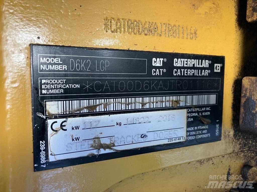 CAT D6K2 LGP Pásové dozery
