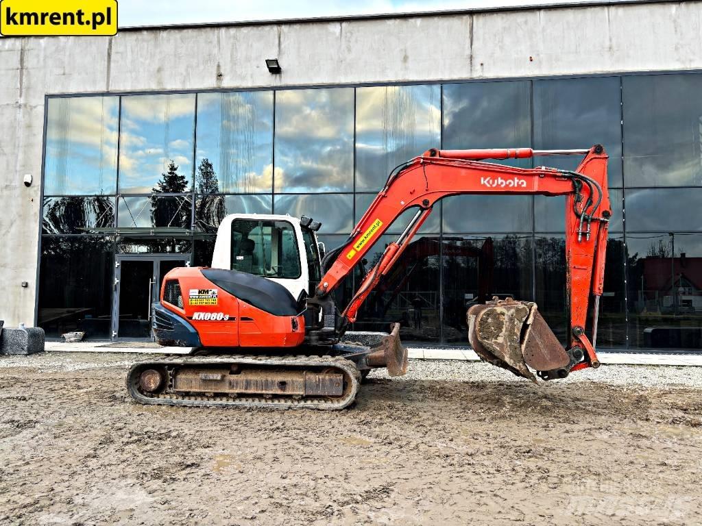 Kubota KX 080-3 Midi rýpadla 7t - 12t