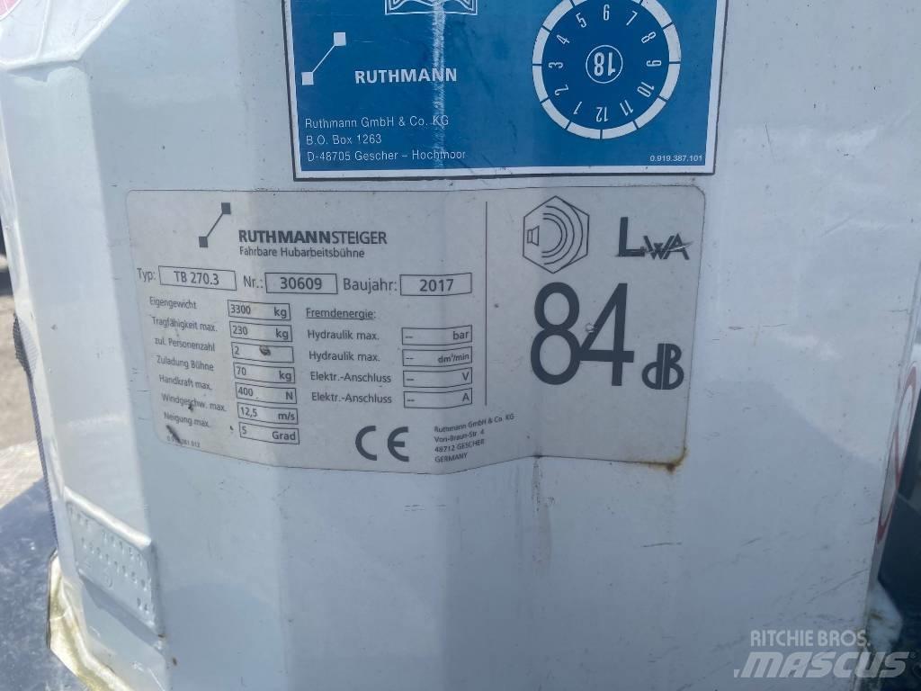 Ruthmann TB270.3 Autoplošiny