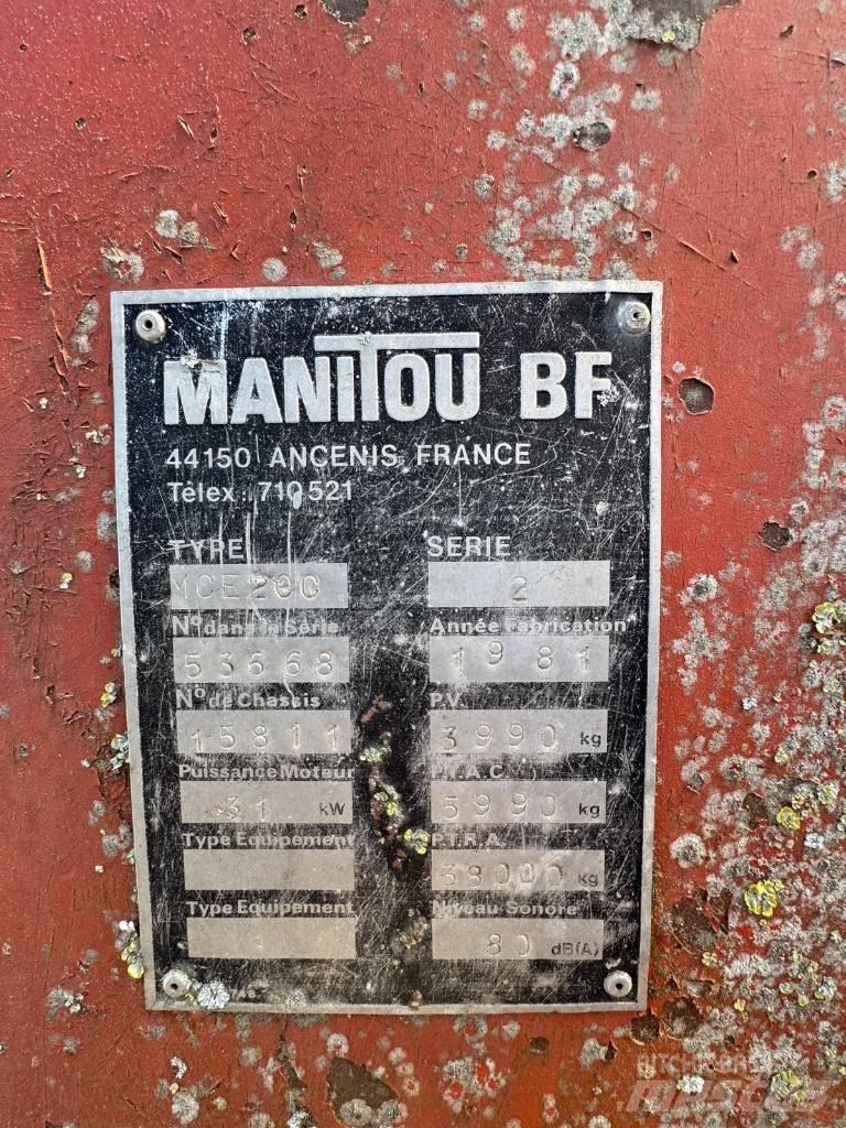 Manitou MCE 20 C Dieselové vozíky
