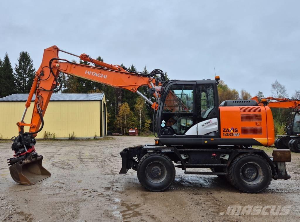 Hitachi ZX 140 W T-5 Kolová rýpadla